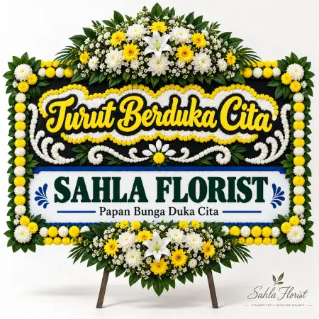 Papan Bunga Duka Sawahan